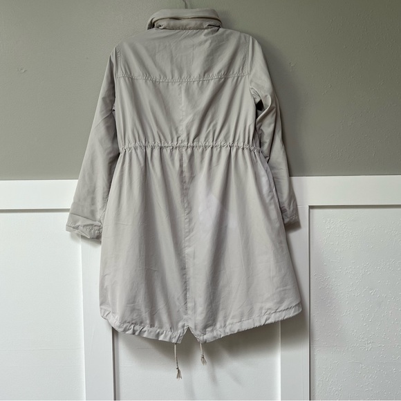 H&M Full Zip Hooded Rain Jacket Parka - Picture 2 of 7